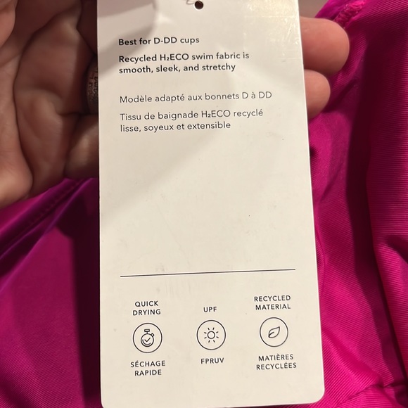 NWT Athleta Scoop Bikini Top Size XL Cup D-DD - Picture 8 of 13